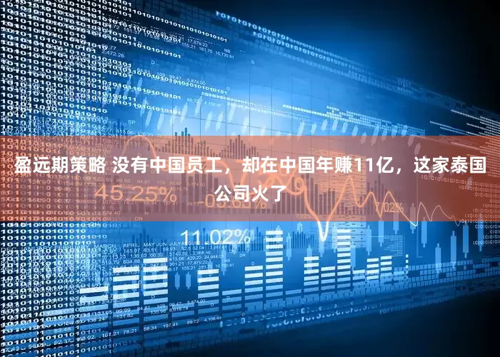 盈远期策略 没有中国员工，却在中国年赚11亿，这家泰国公司火了