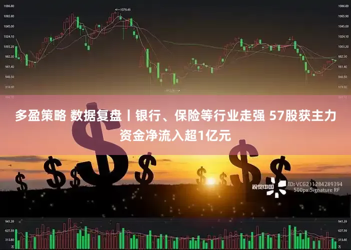 多盈策略 数据复盘丨银行、保险等行业走强 57股获主力资金净流入超1亿元